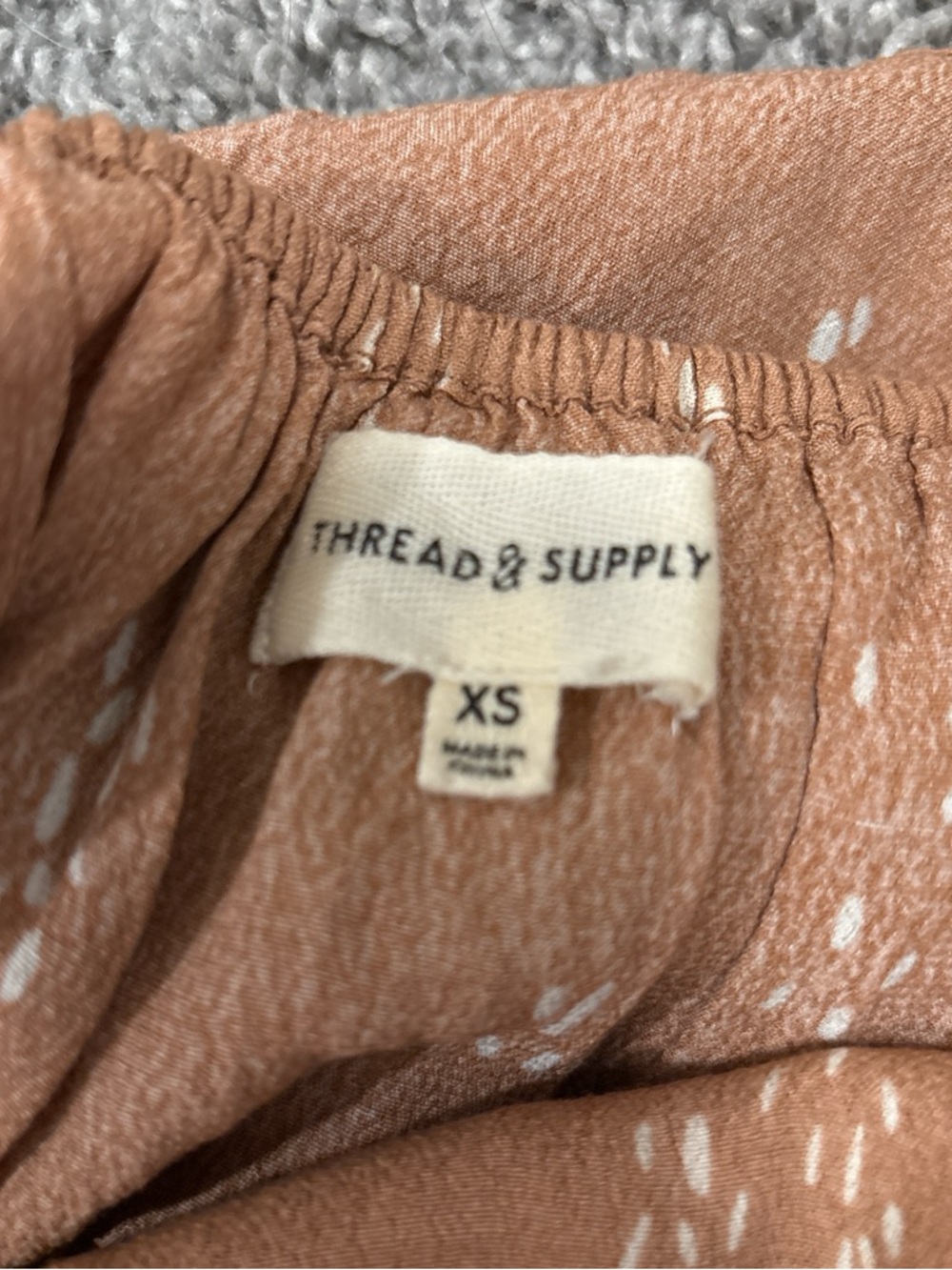 Rust Spaghetti Strap Tank - Picture 3 of 3